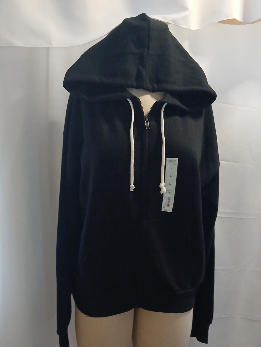 NWT SO Core Full-Zip Fleece Hoodie – Classic Black (Size Large)